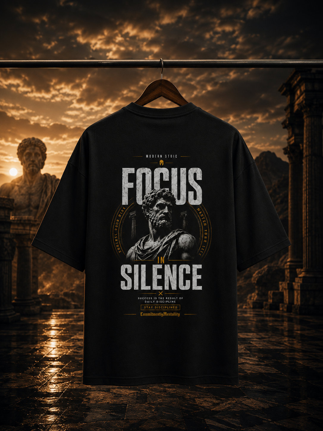 Focus Terry Oversized Tee