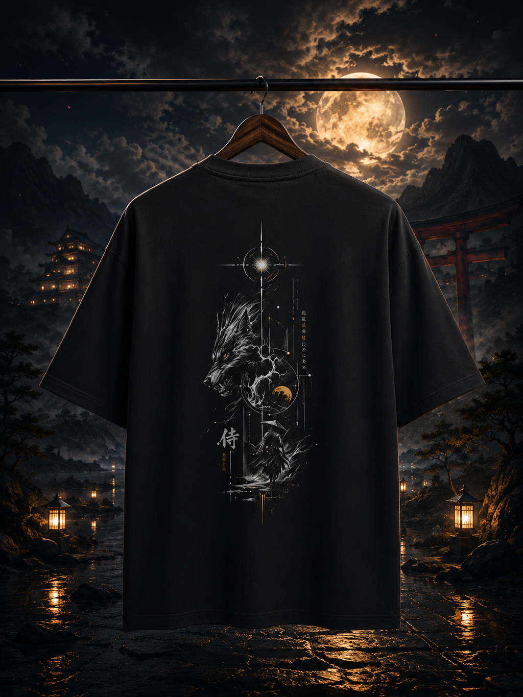 Night Conquer Terry Oversized Tee