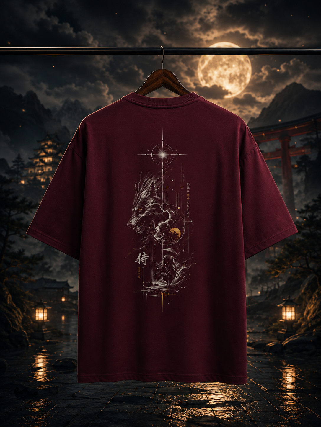 Night Conquer Terry Oversized Tee