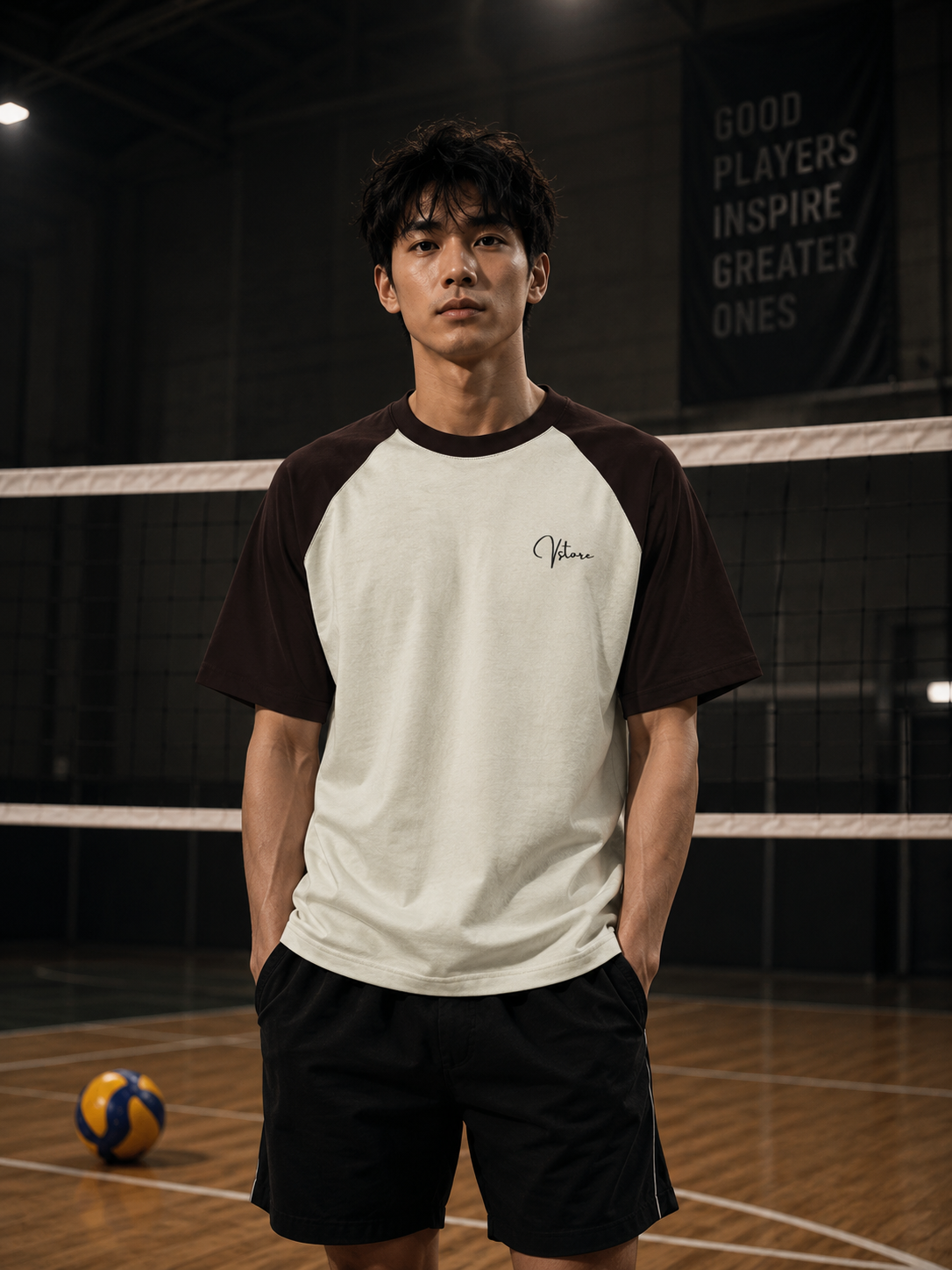 Spike Raglan Oversized T-Shirt