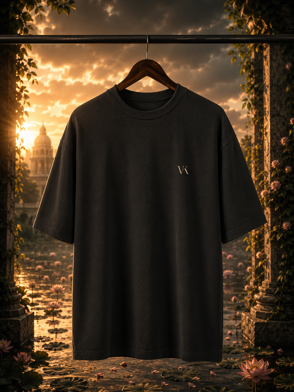 FLEUR ( Lotus ) Oversized Standard T-Shirt