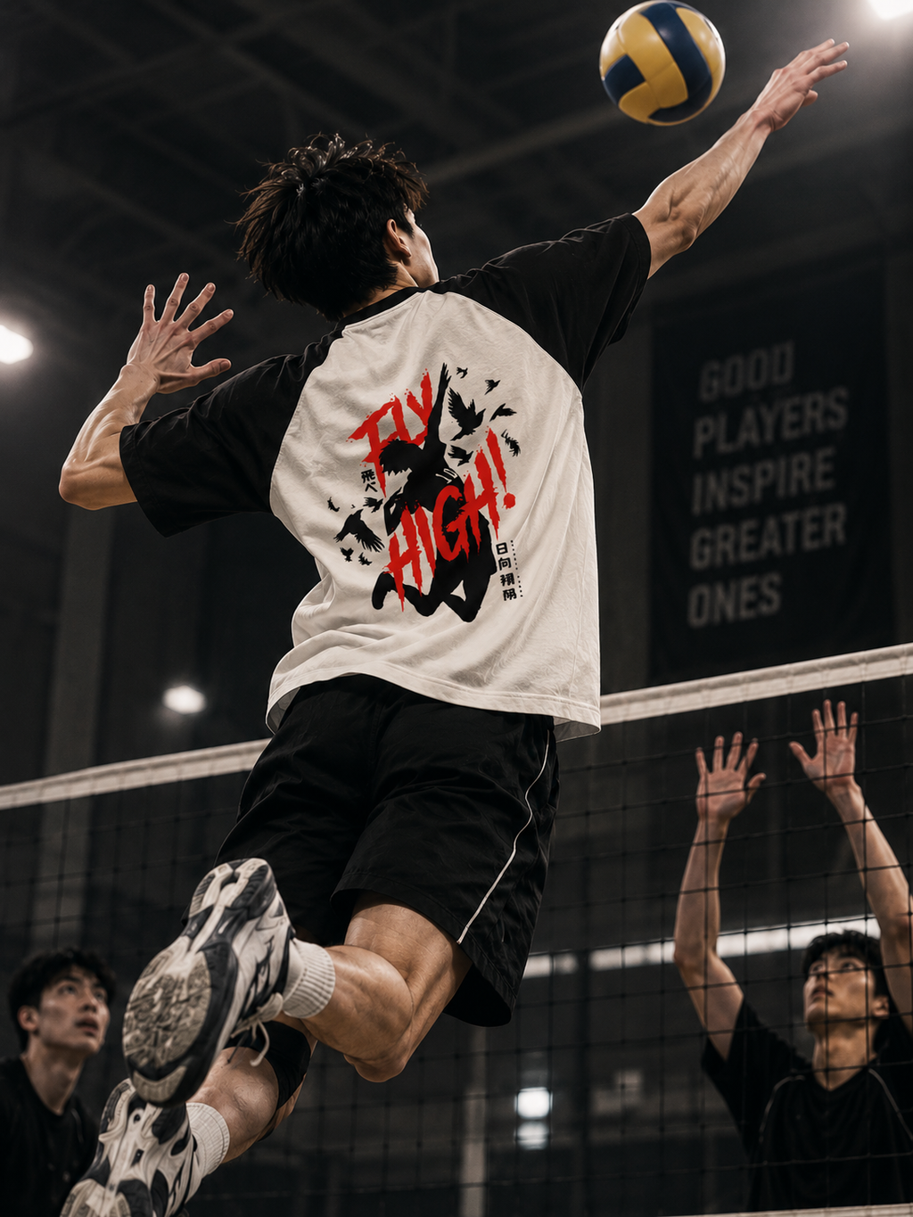 Spike Raglan Oversized T-Shirt