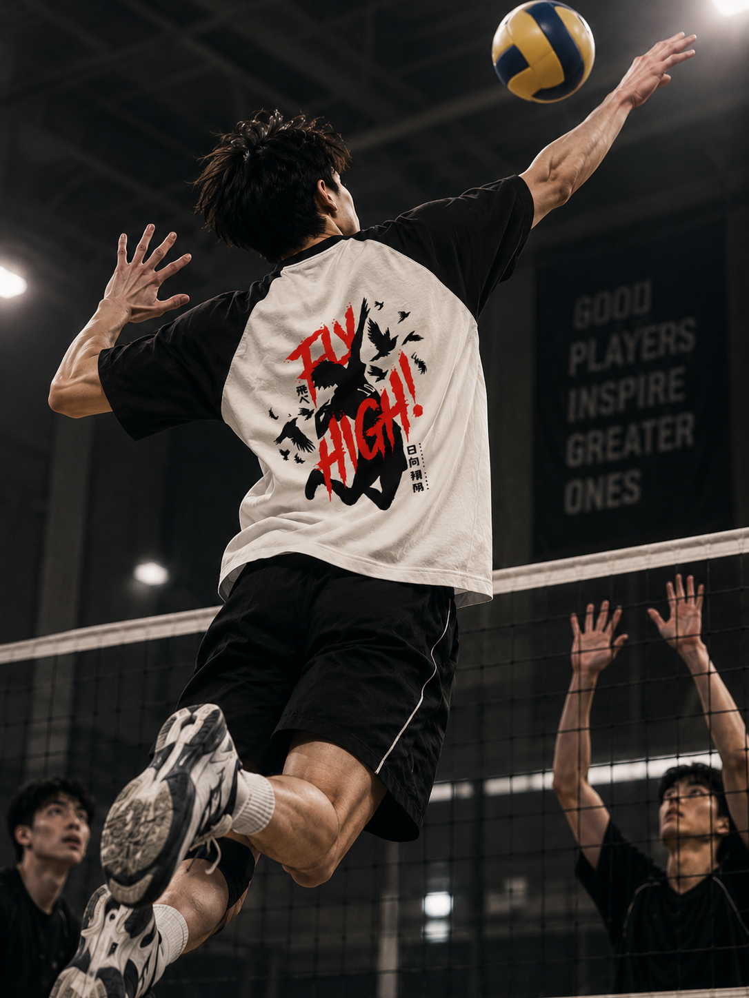Spike Raglan Oversized T-Shirt
