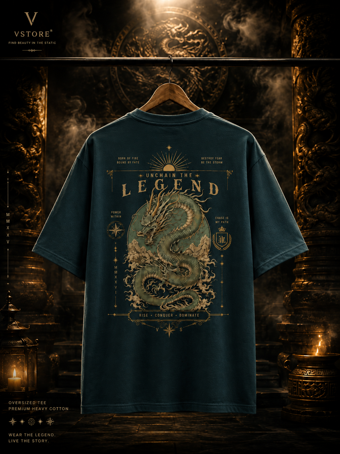 Legend Dragon Oversized T-Shirt