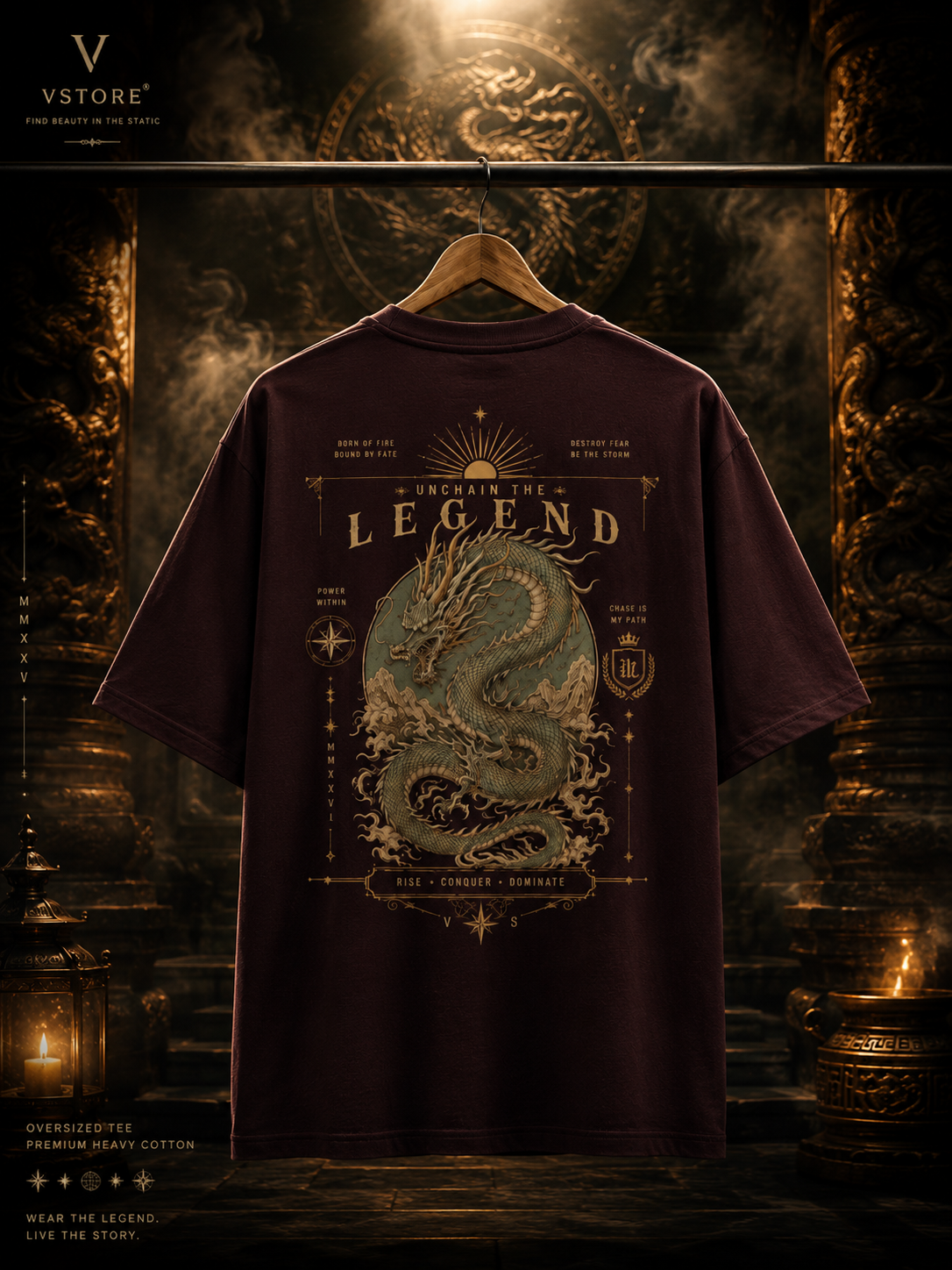 Legend Dragon Oversized T-Shirt