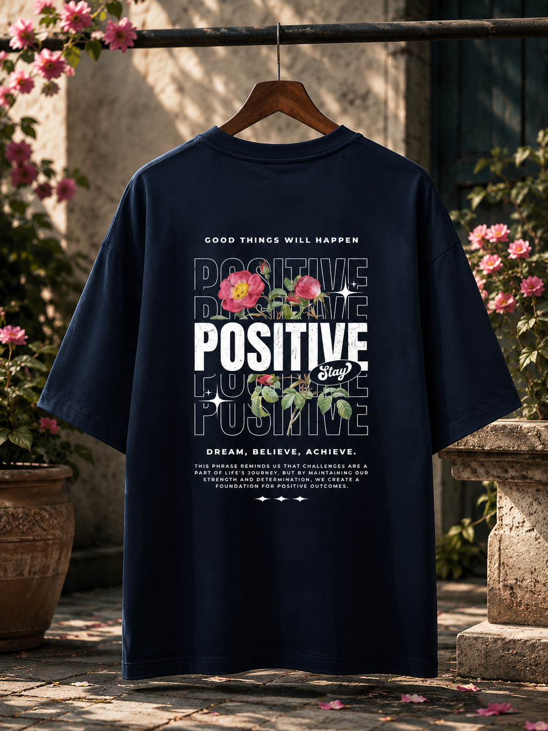 Positive Terry Oversized Tee