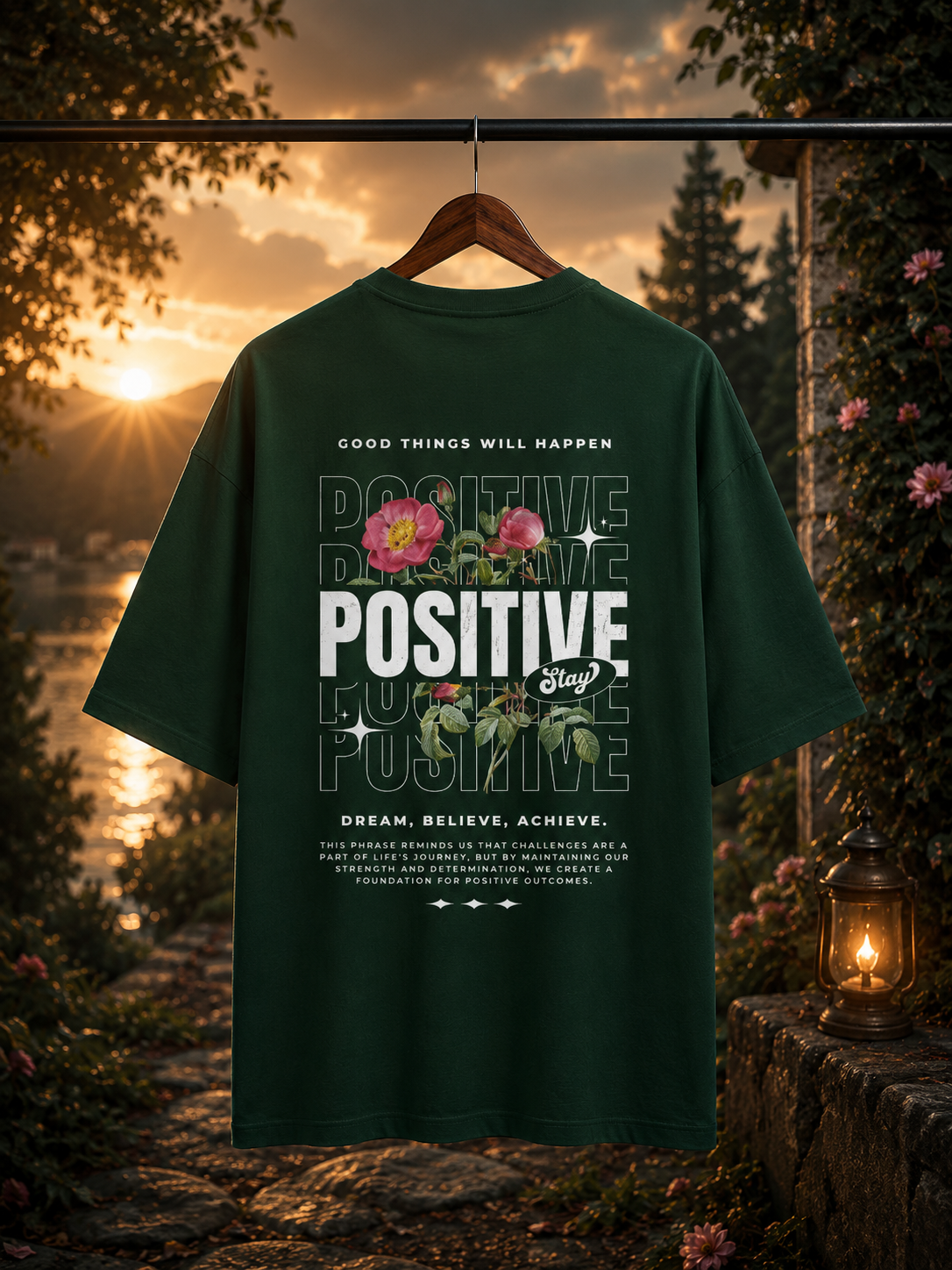 Positive Terry Oversized Tee
