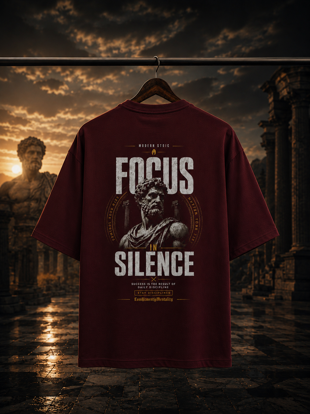 Focus Terry Oversized Tee