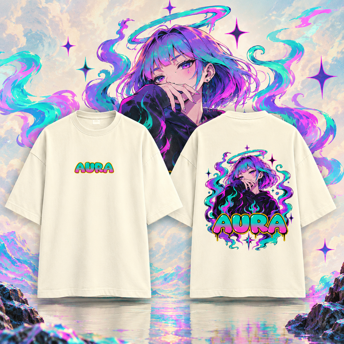 Aura Terry Oversized Tee