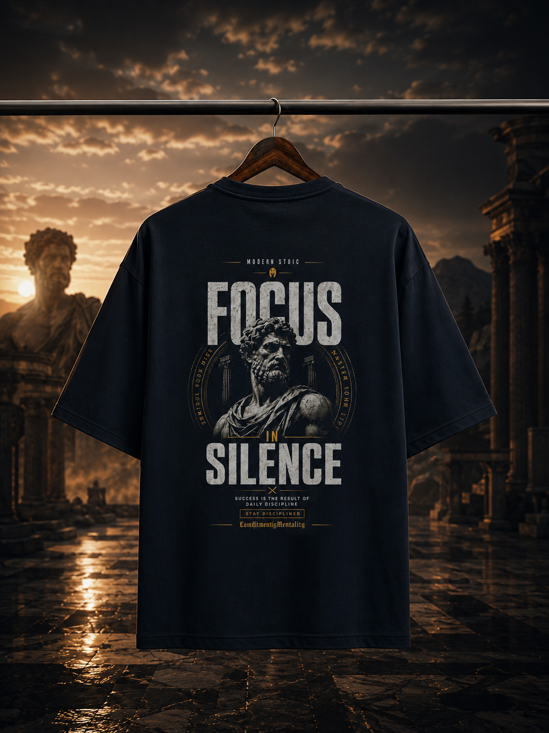 Focus Terry Oversized Tee