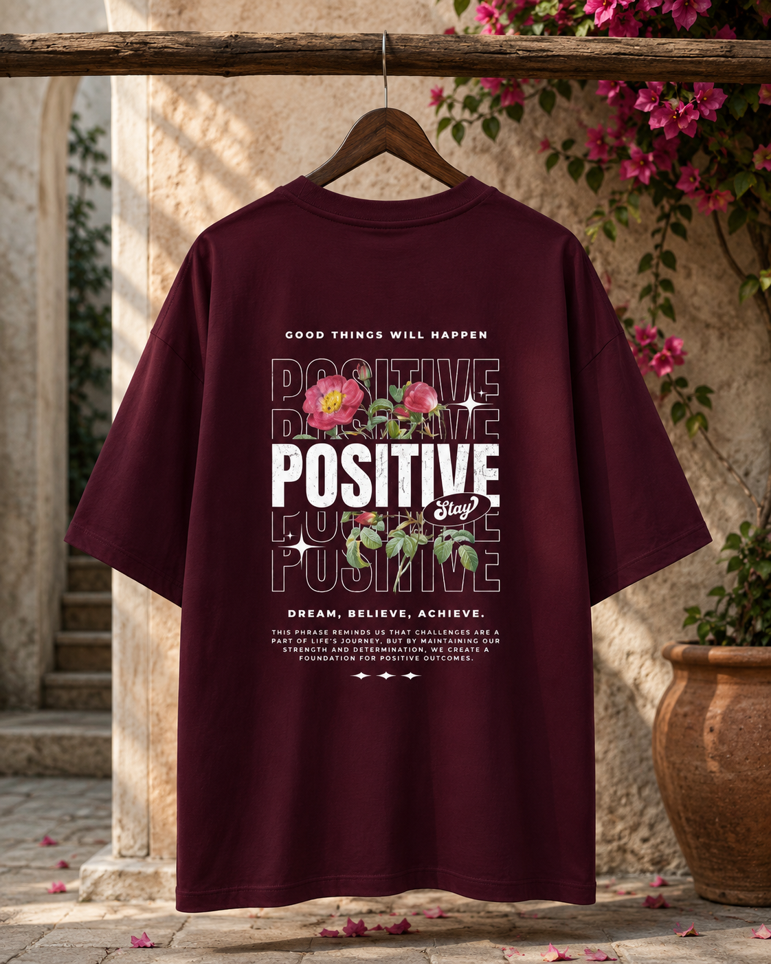 Positive Terry Oversized Tee