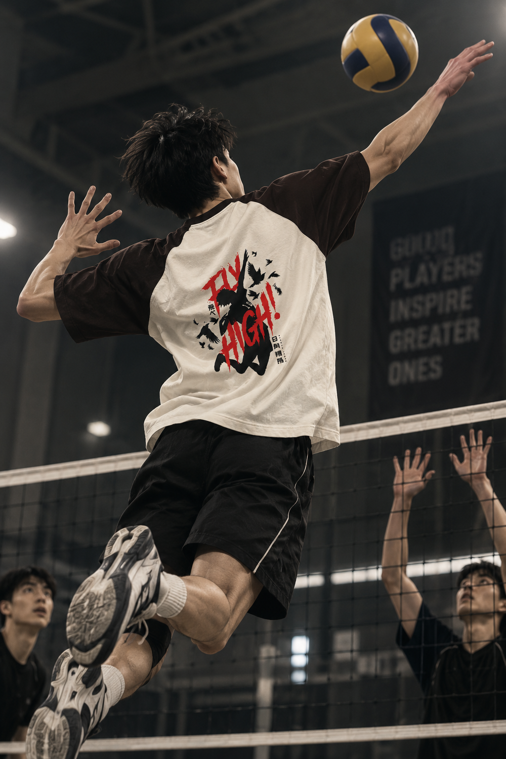 Spike Raglan Oversized T-Shirt